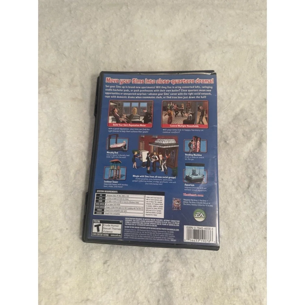 The Sims 2 Apartment Life (PC, 2008)